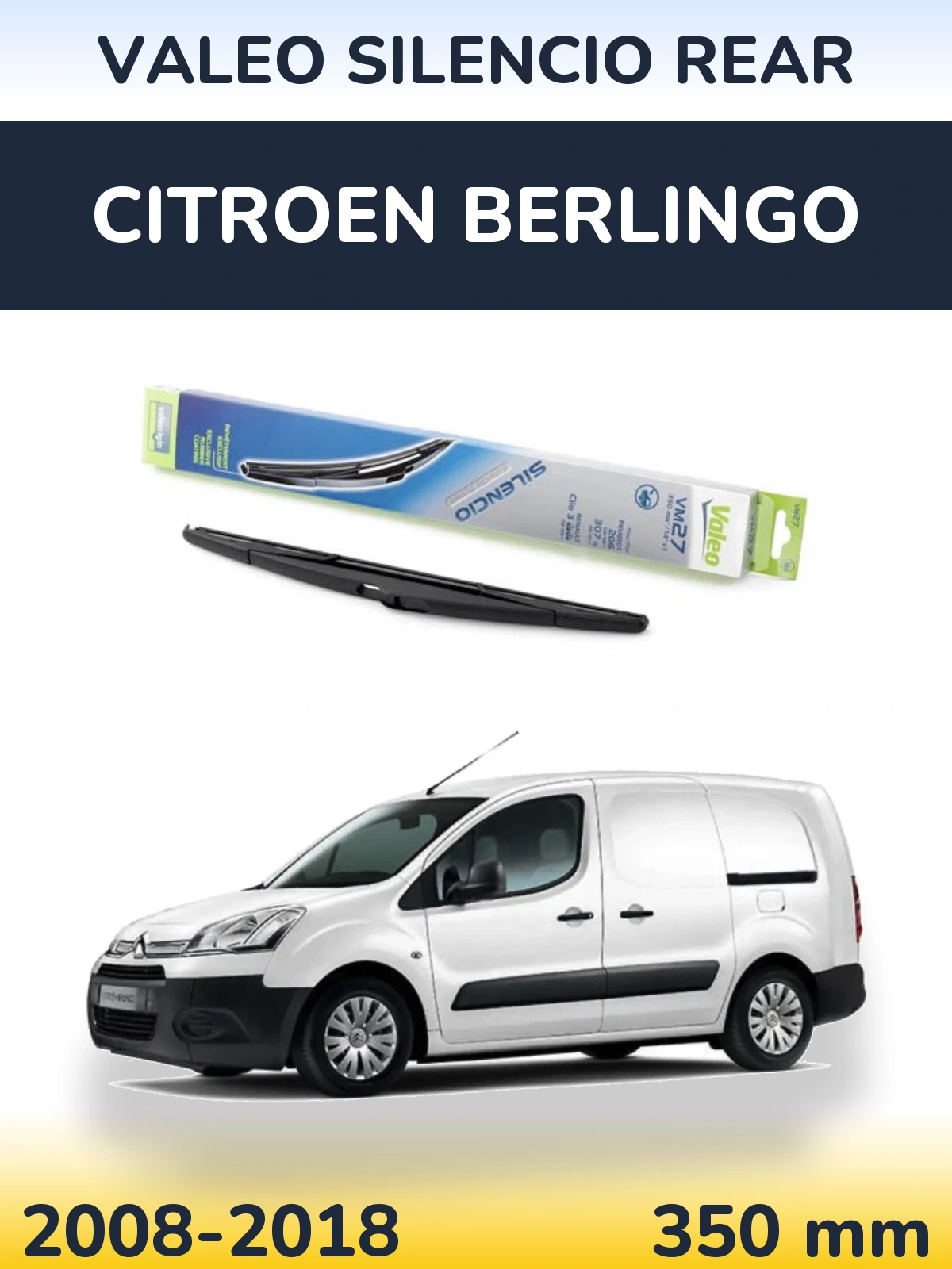 Tylna wycieraczka Valeo Silencio Rear 350 mm do Citroen Berlingo 2008-2018