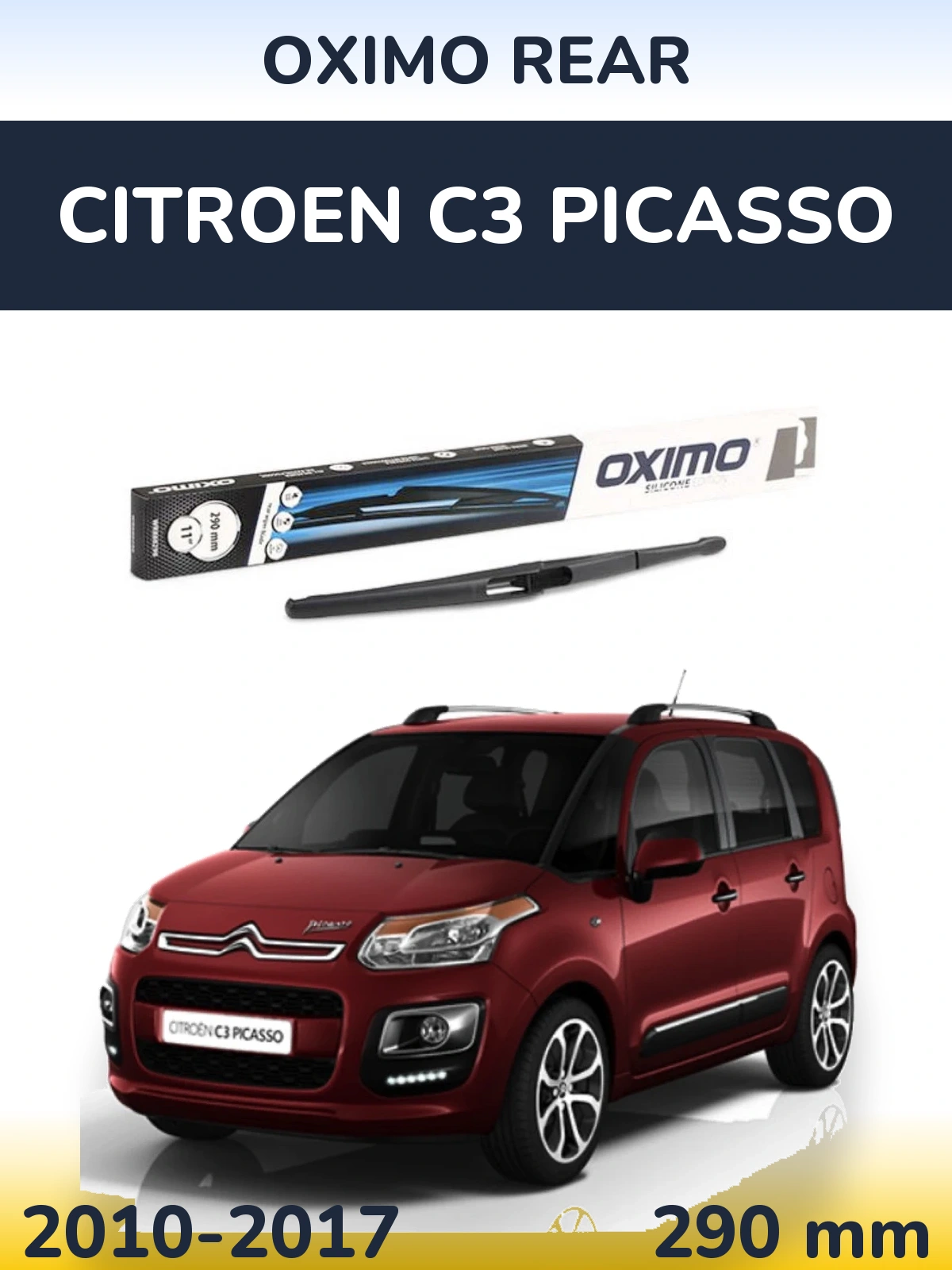 Tylna wycieraczka Oximo Rear 290 mm do Citroen C3 Picasso 2010-2017