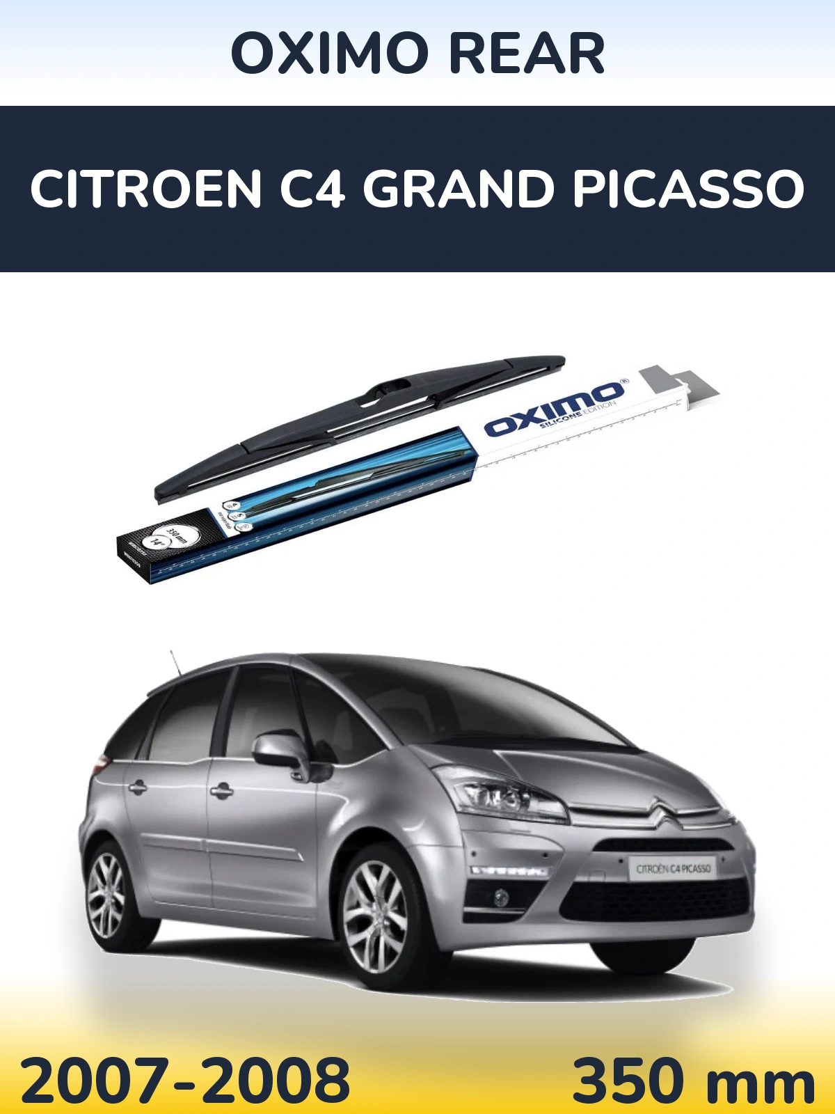 Задний дворник Oximo Rear 350 мм для Citroen C4 Grand Picasso 2007-2008