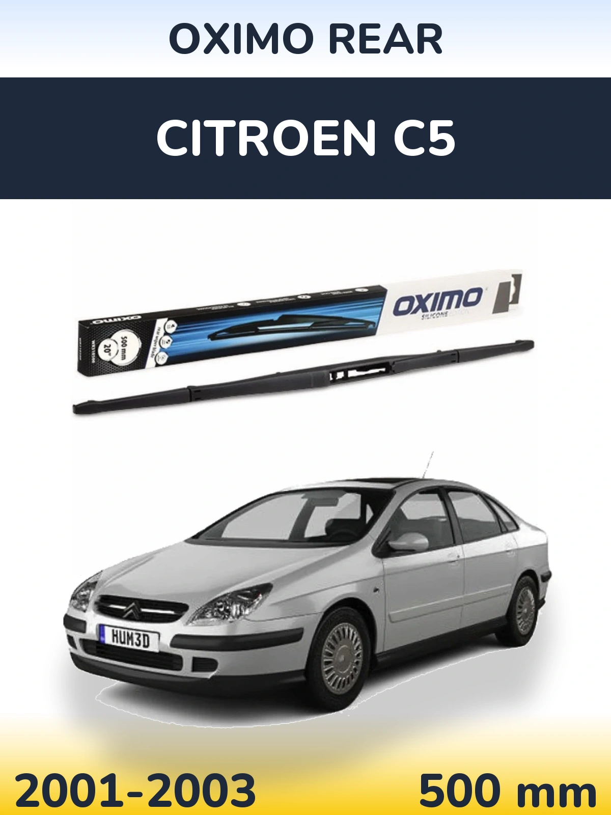 Tylna wycieraczka Oximo Rear 500 mm do Citroen C5 2001-2003