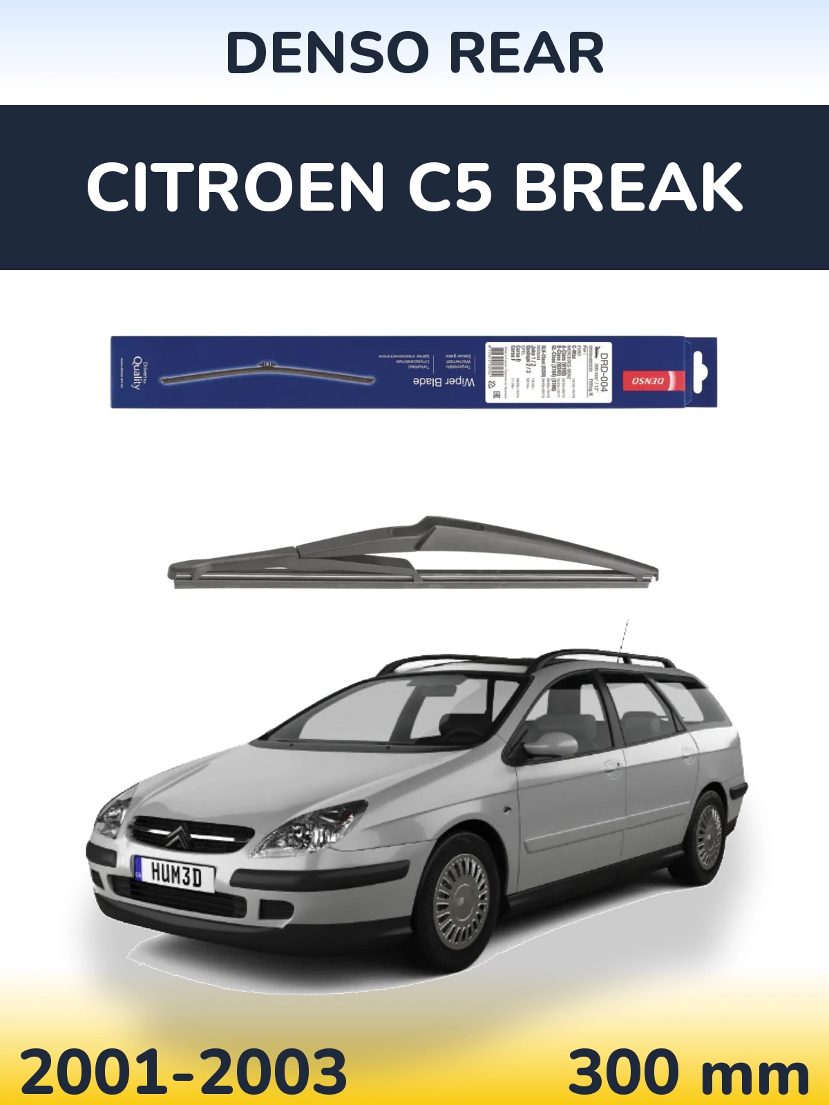 Tylna wycieraczka Denso Rear 300 mm do Citroen C5 Break 2001-2003