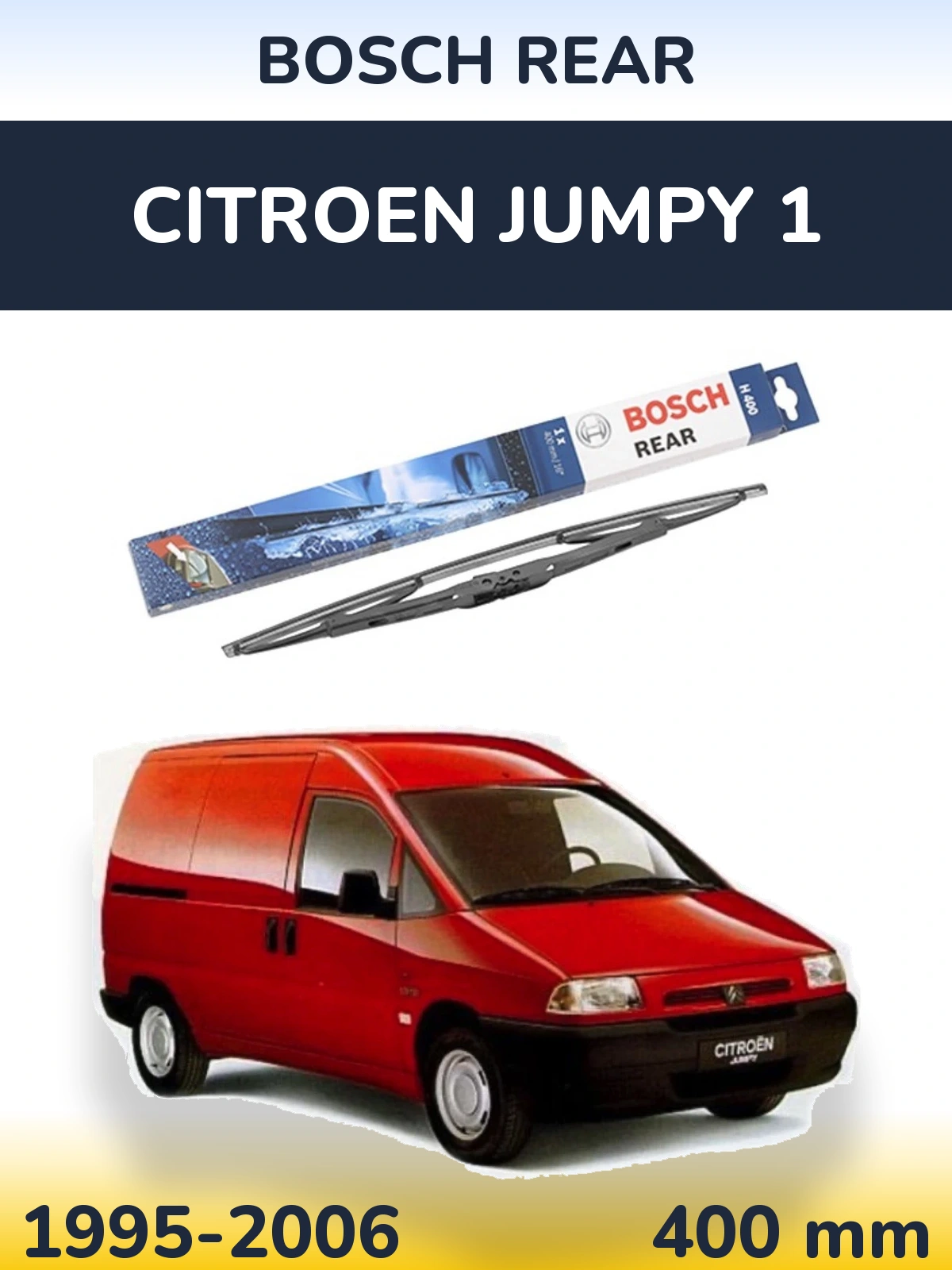 Tylna wycieraczka BOSCH Rear 400 mm do Citroen Jumpy 1 1995-2006