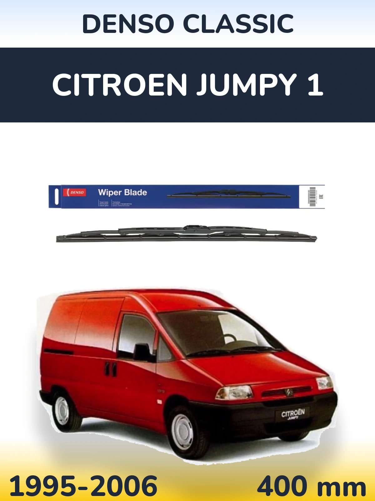 Tylna wycieraczka Denso Classic 400 mm do Citroen Jumpy 1 1995-2006