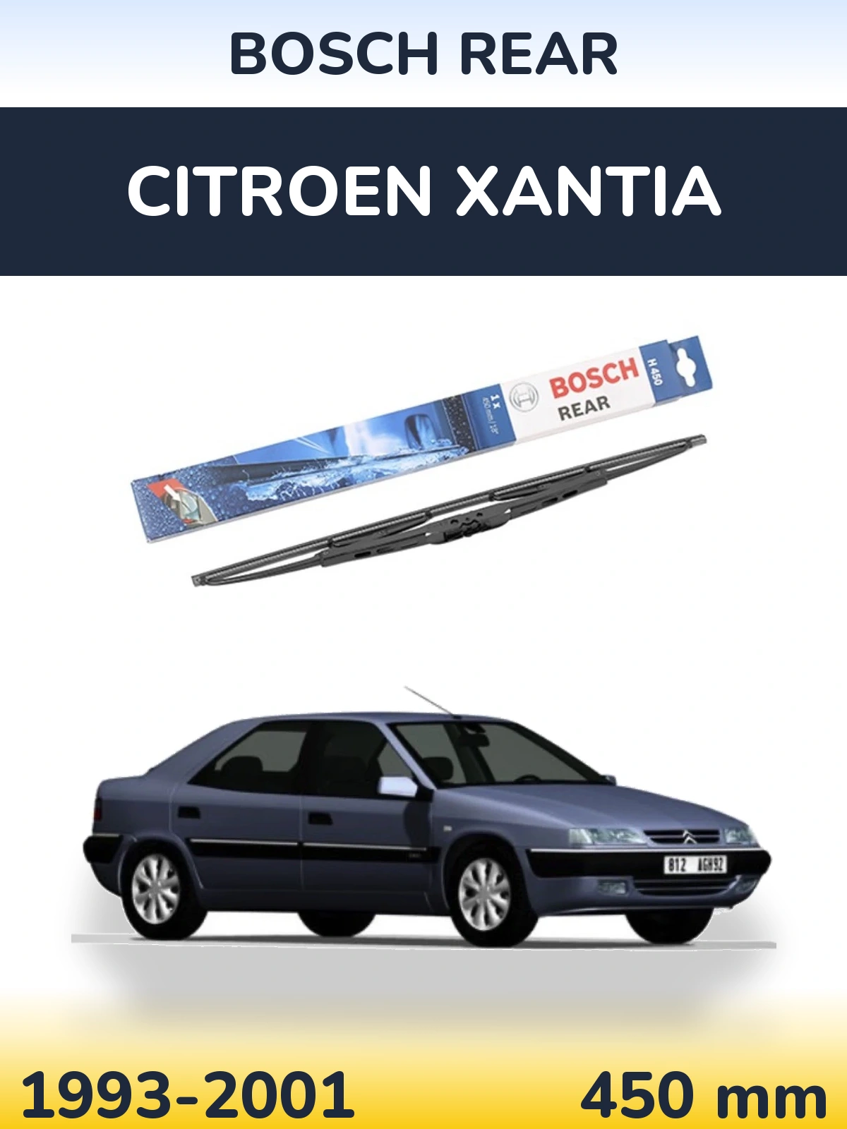 Tylna wycieraczka BOSCH Rear 450 mm do Citroen Xantia 1993-2001