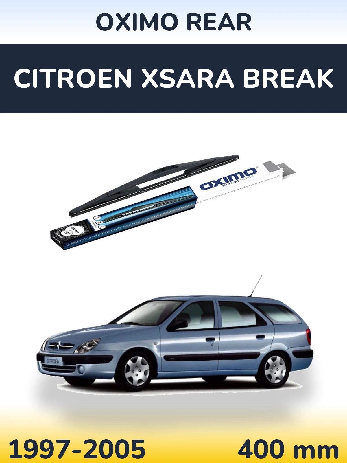 Tylna wycieraczka Oximo Rear 400 mm do Citroen Xsara Break 1997-2005