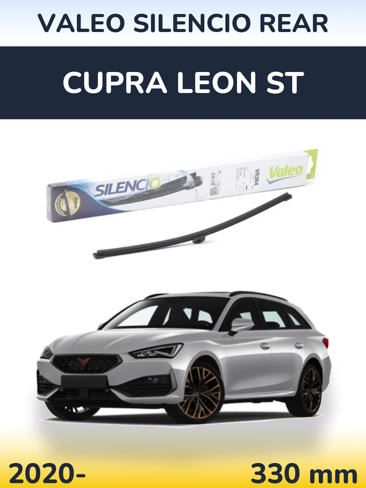 Tylna wycieraczka Valeo Silencio Rear 320 mm do Cupra Leon ST 2020-2026