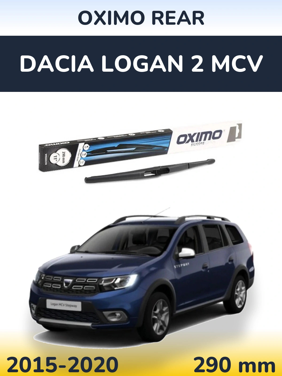 Tylna wycieraczka Oximo Rear 290 mm do Dacia Logan 2 MCV 2015-2020