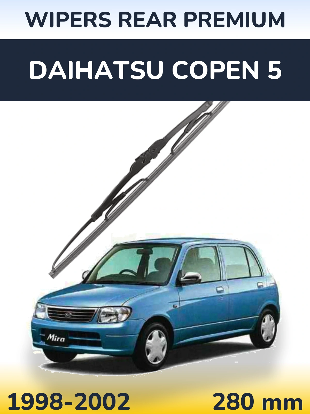 Tylna wycieraczka WIPERS REAR PREMIUM 280 mm do Daihatsu Copen 5 1998-2002