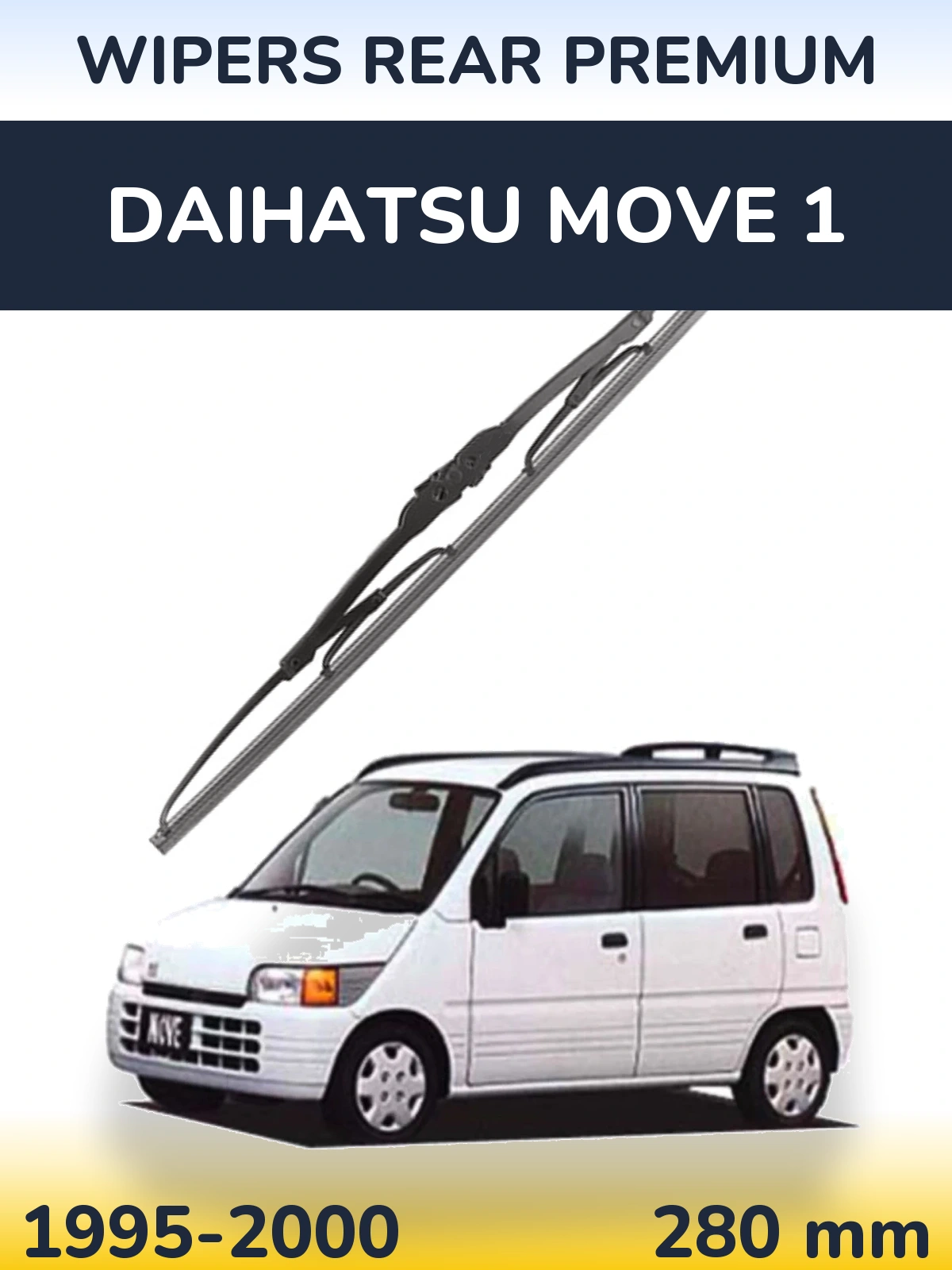 Задний дворник WIPERS REAR PREMIUM 280 мм для Daihatsu Move 1 1995-2000