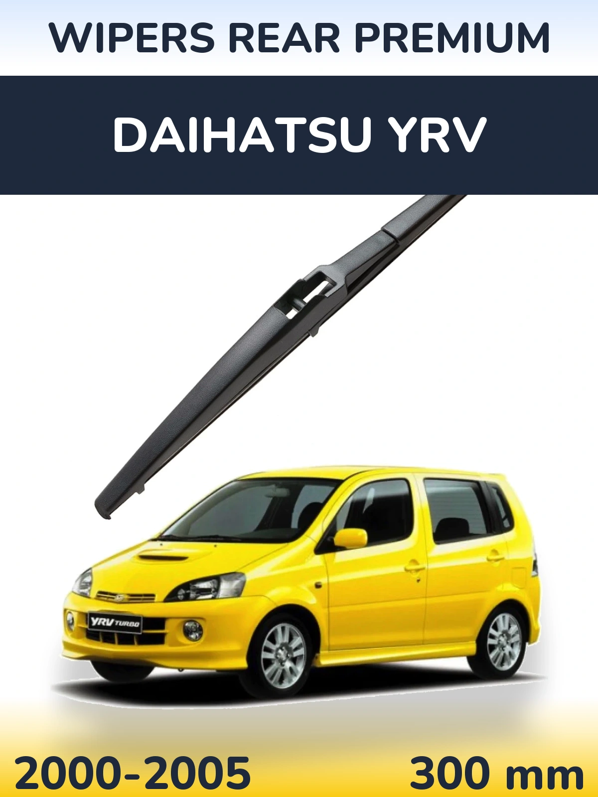 Rear wiper blade WIPERS REAR PREMIUM 300 mm for Daihatsu YRV 2000-2005