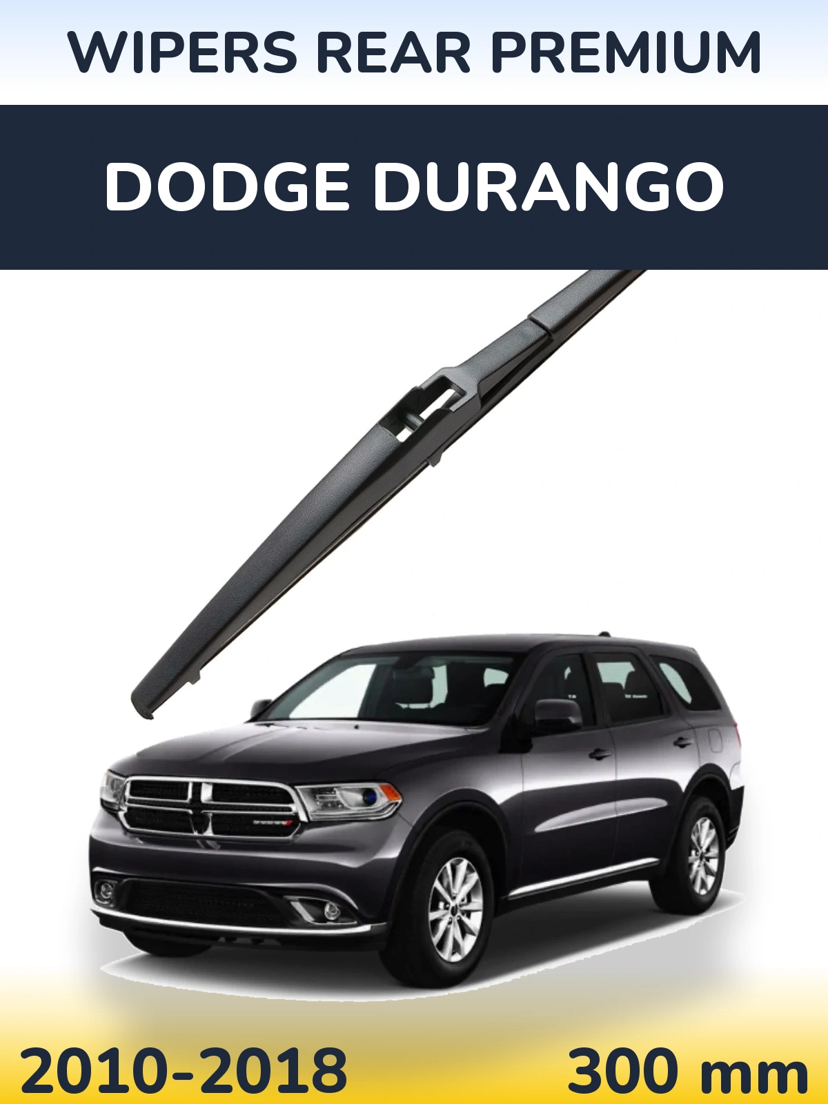 Rear wiper blade WIPERS REAR PREMIUM 300 mm for Dodge Durango 2010-2018