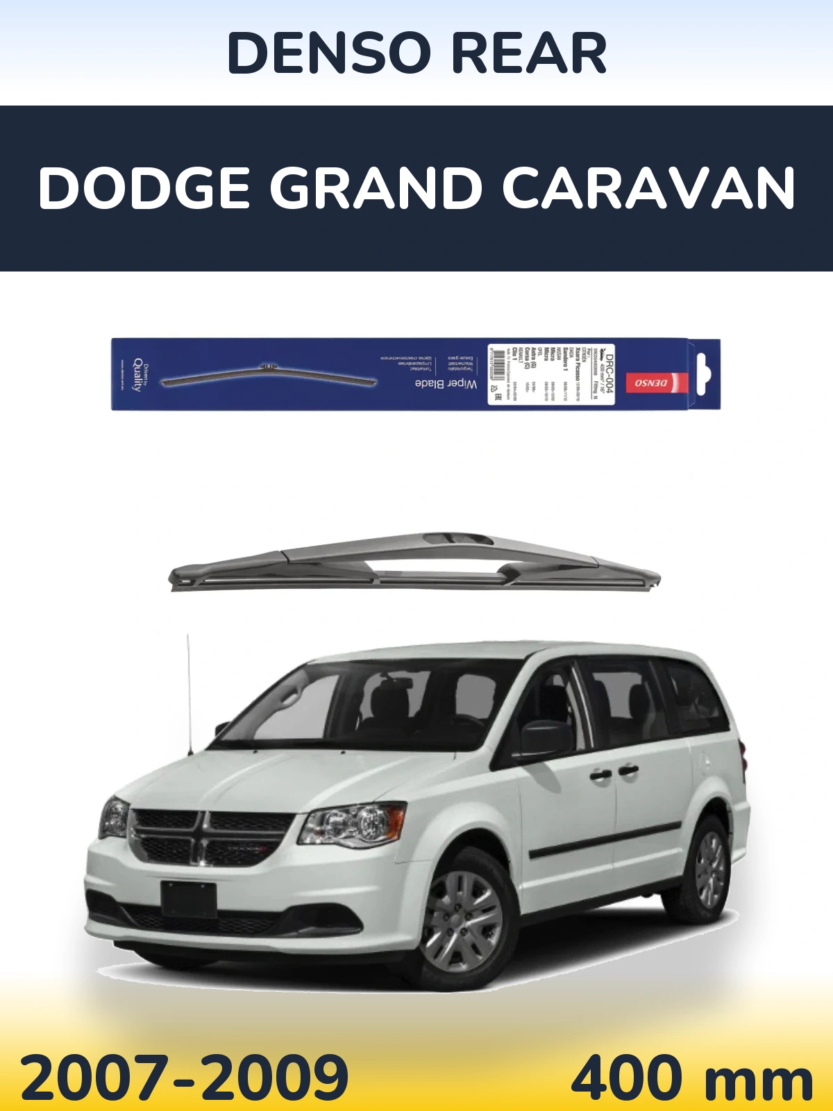 Задний дворник Denso Rear 400 мм для Dodge Grand Caravan 2007-2009