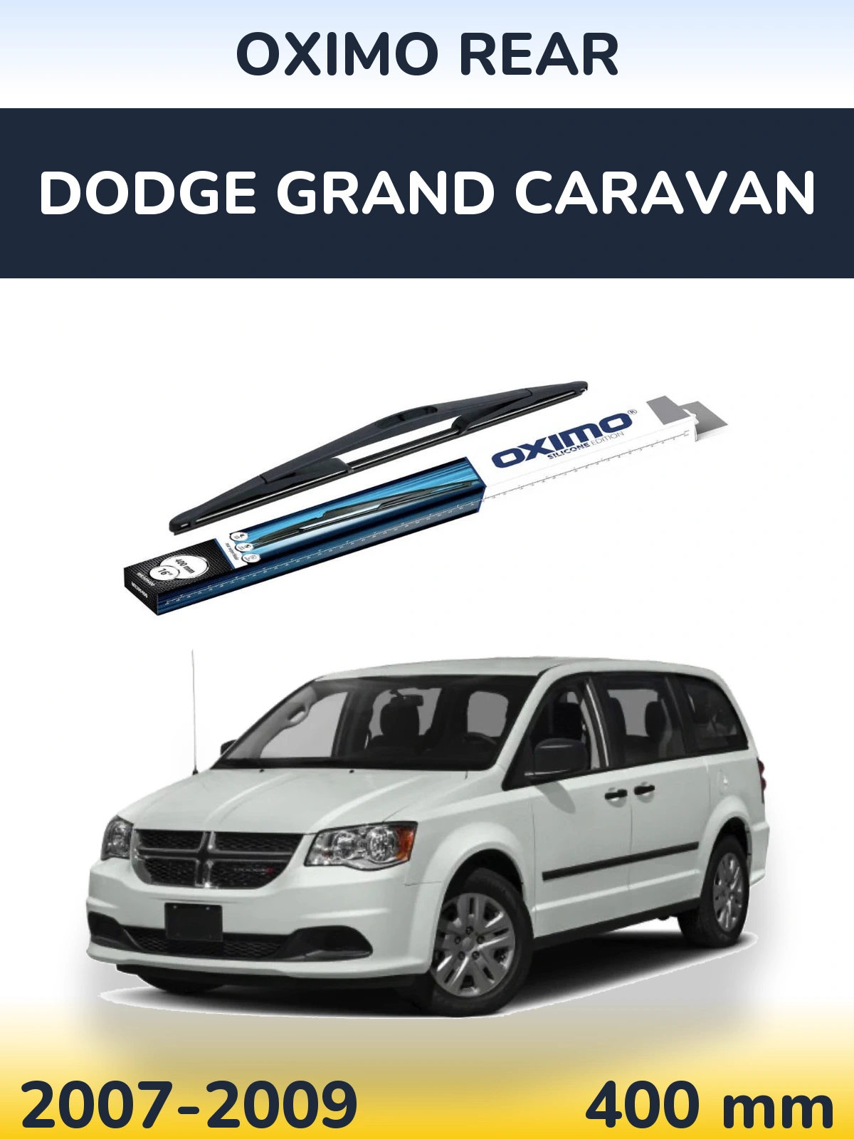 Задний дворник Oximo Rear 400 мм для Dodge Grand Caravan 2007-2009