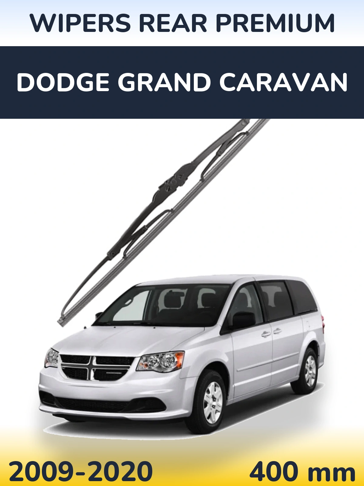 Tylna wycieraczka WIPERS REAR PREMIUM 400 mm do Dodge Grand Caravan 2009-2020