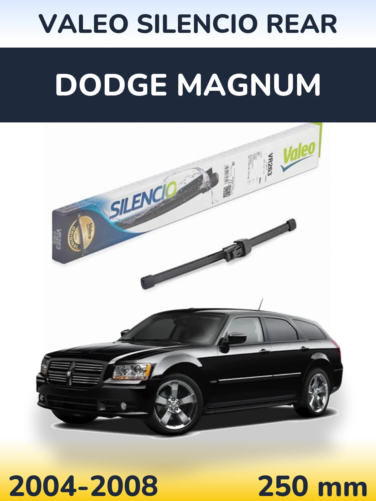 Tylna wycieraczka Valeo Silencio Rear 250 mm do Dodge Magnum 2004-2008