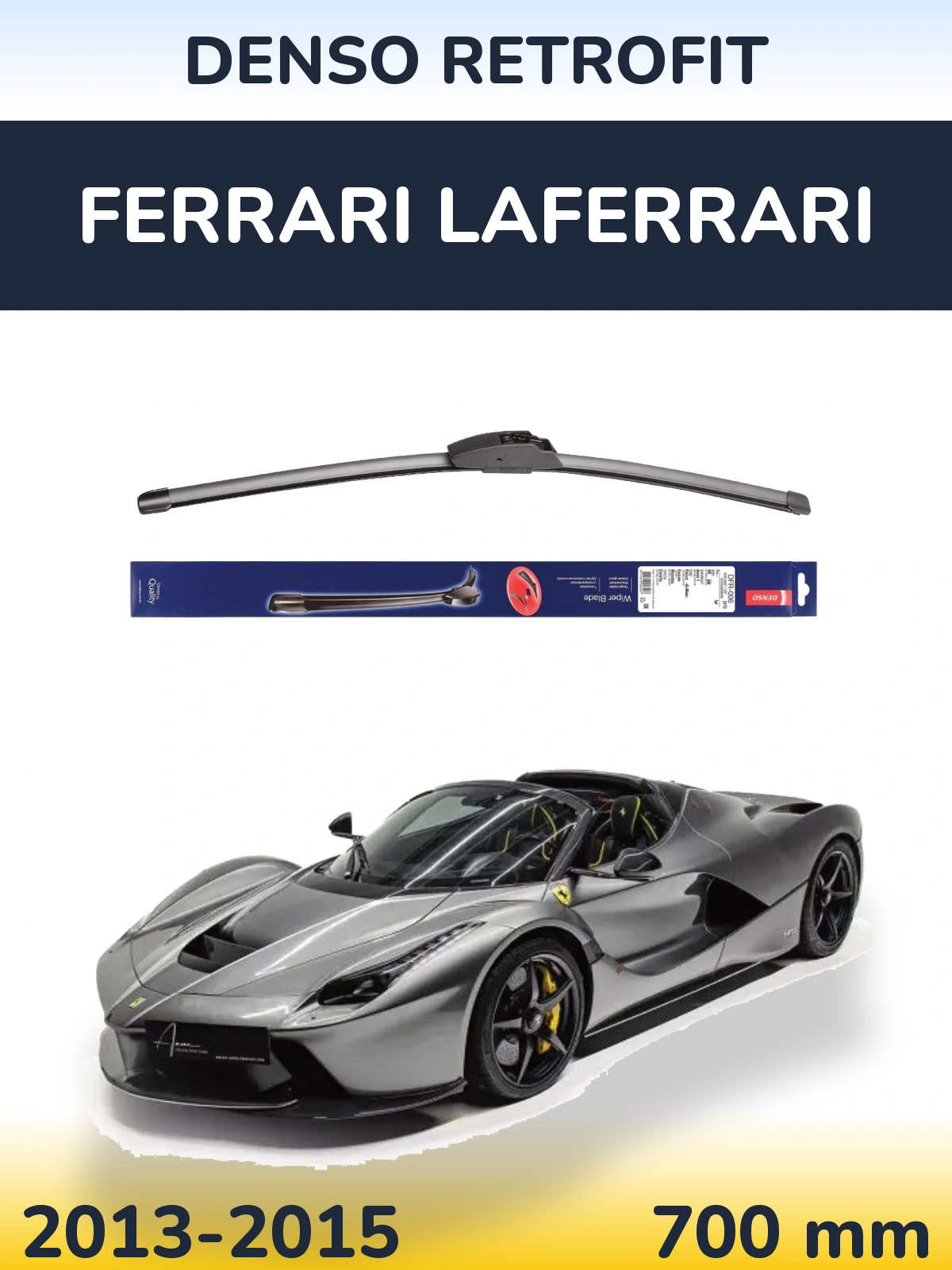 Przednia wycieraczka Denso Retrofit 700 mm do Ferrari LaFerrari 2013-2015
