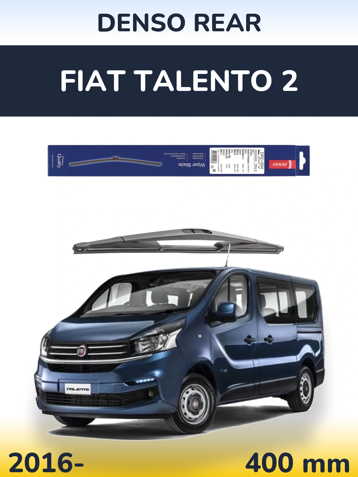 Tylna wycieraczka Denso Rear 400 mm do Fiat Talento 2 2016-2026