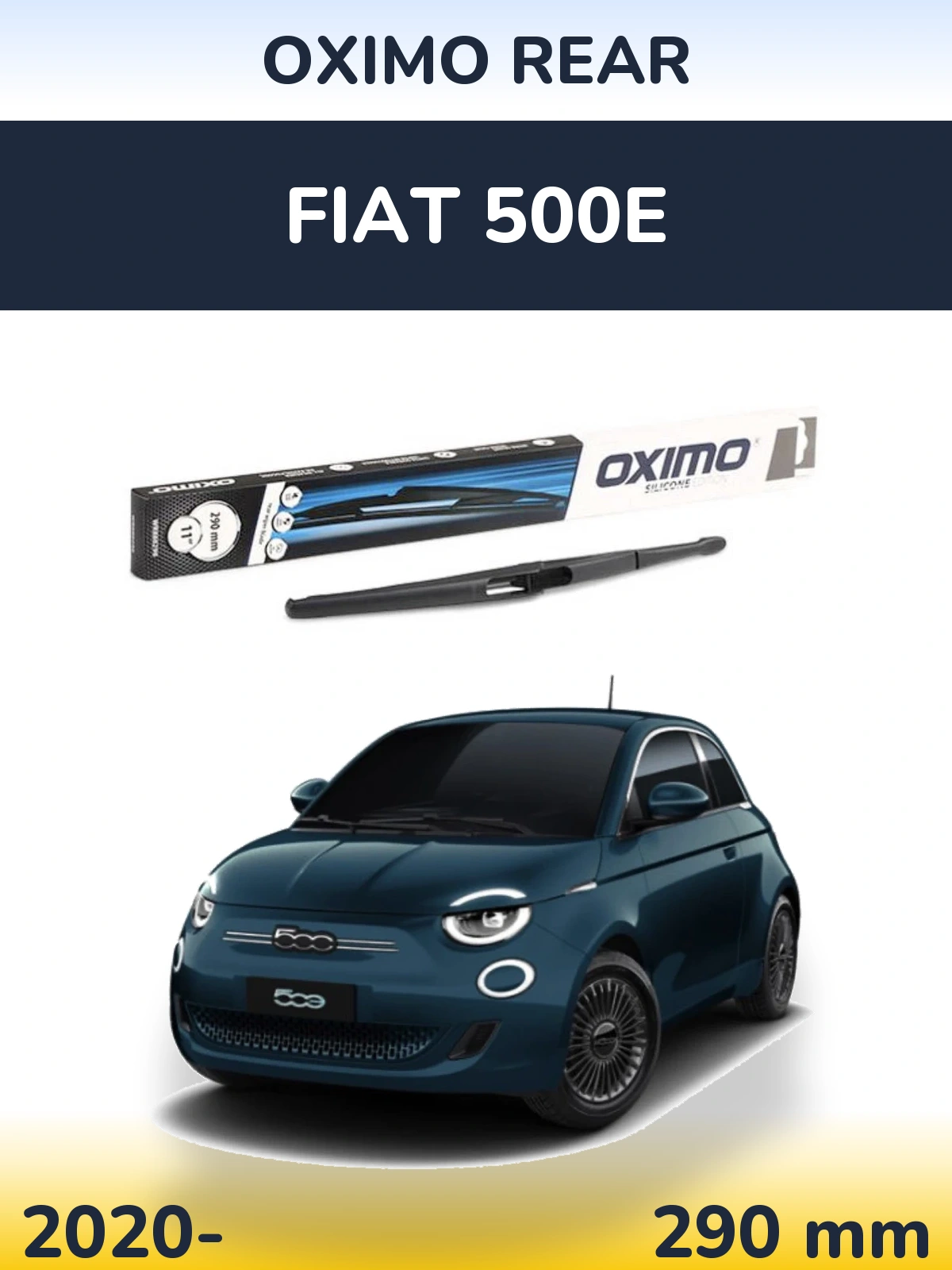 Tylna wycieraczka Oximo Rear 290 mm do Fiat 500e 2020-2026