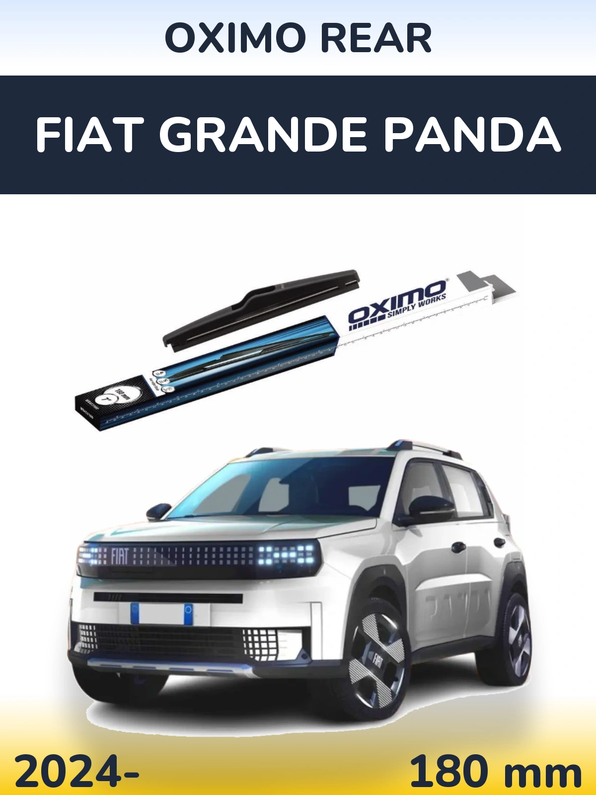 Tylna wycieraczka Oximo Rear 180 mm do Fiat Grande Panda 2024-2026