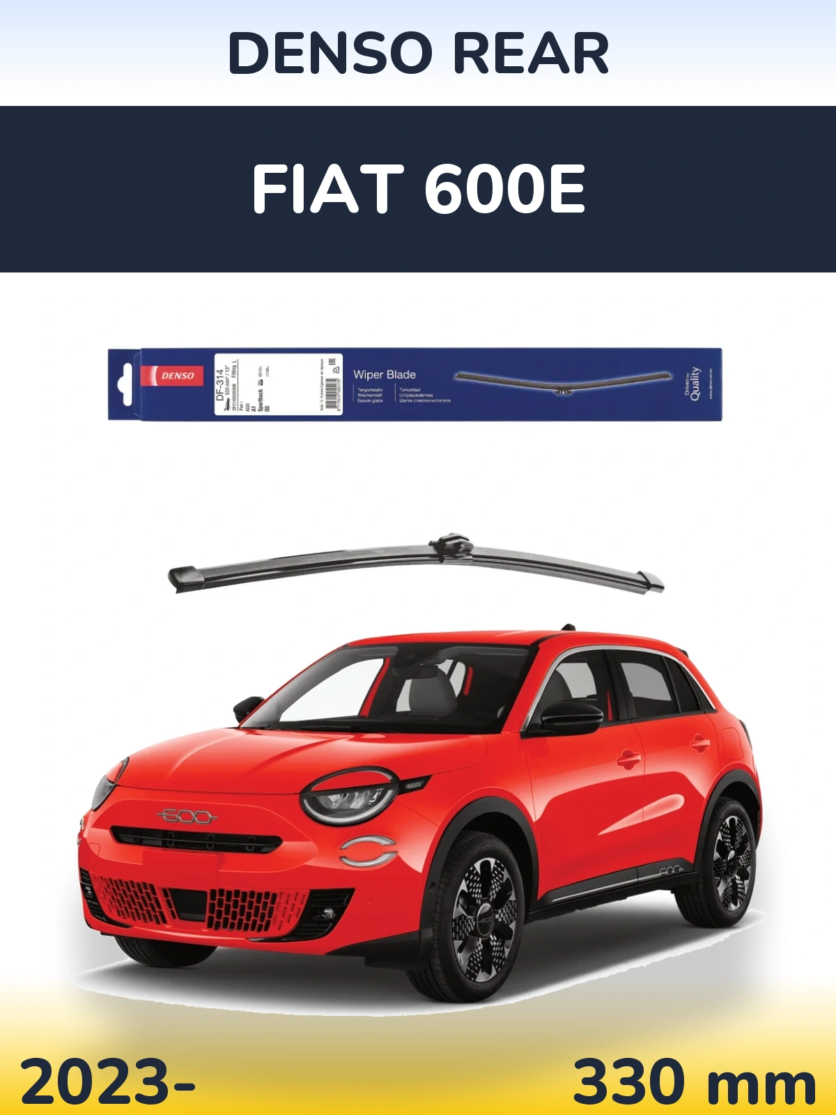 Tylna wycieraczka Denso Rear 320 mm do Fiat 600e 2023-2026