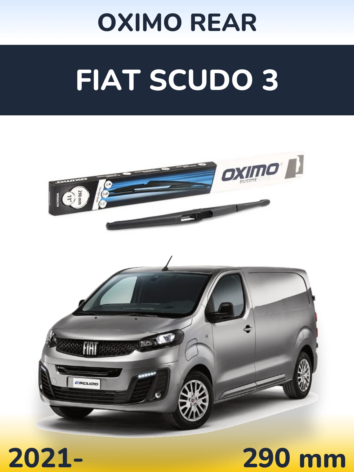 Tylna wycieraczka Oximo Rear 290 mm do Fiat Scudo 3 2021-2026