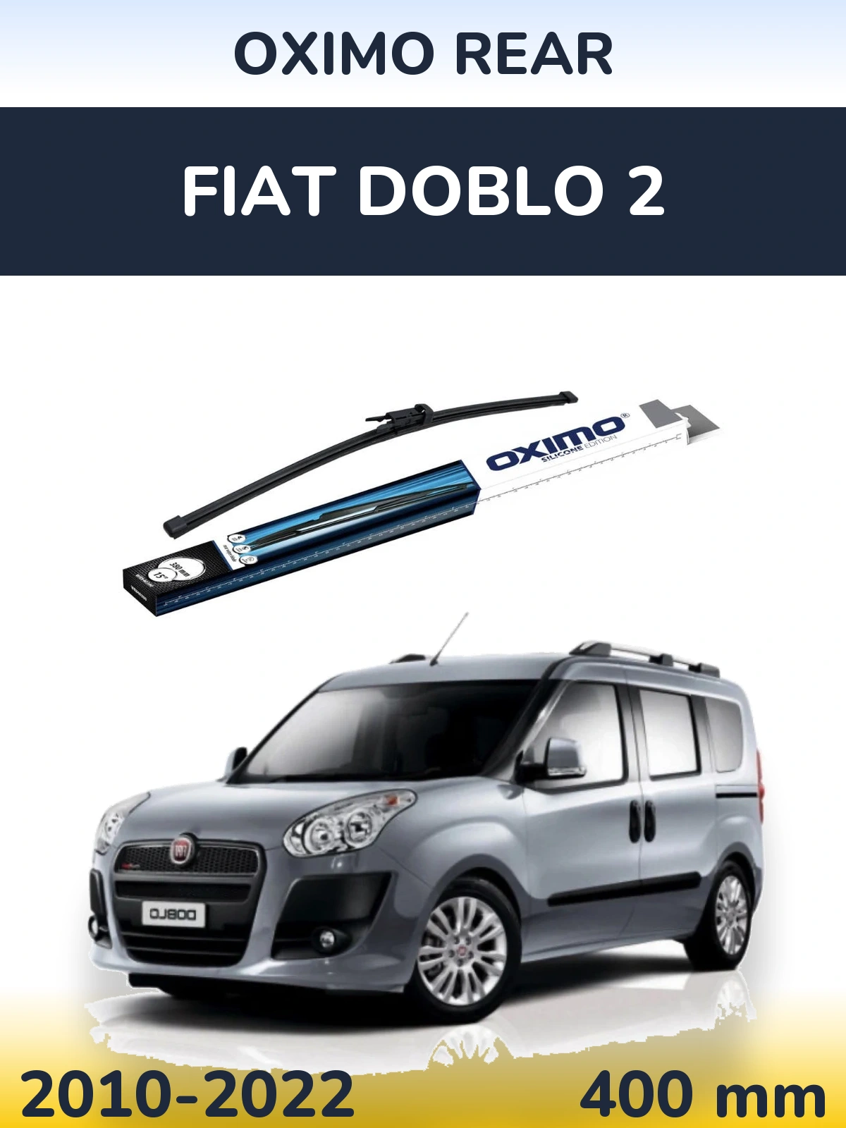 Tylna wycieraczka Oximo Rear 380 mm do Fiat Doblo 2 2010-2022
