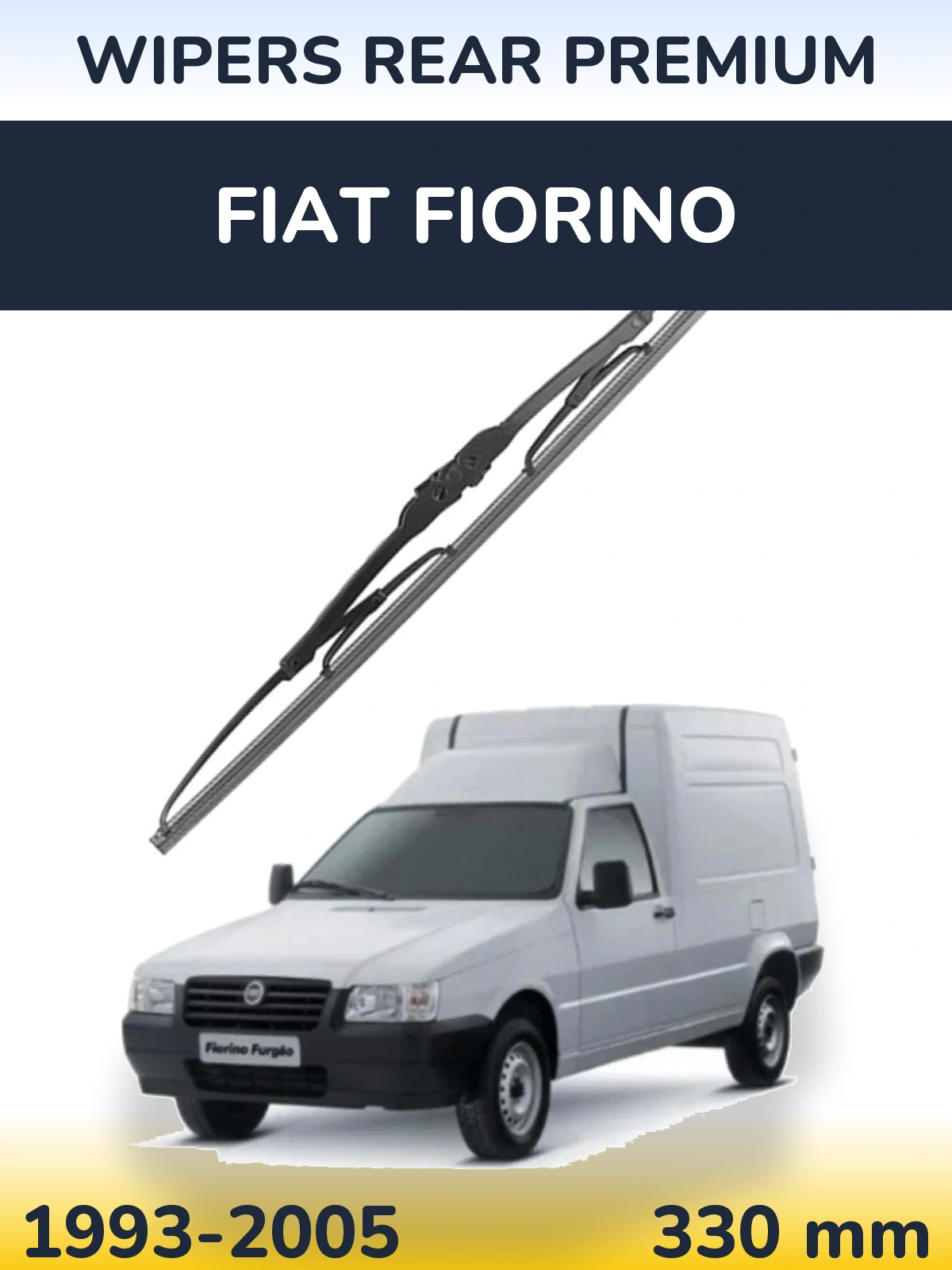Tylna wycieraczka WIPERS REAR PREMIUM 330 mm do Fiat Fiorino 1993-2005