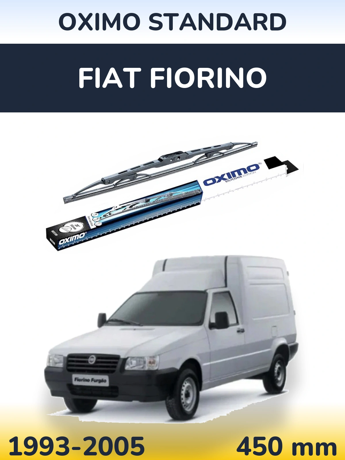 Przednia wycieraczka Oximo Standard 450 mm do Fiat Fiorino 1993-2005
