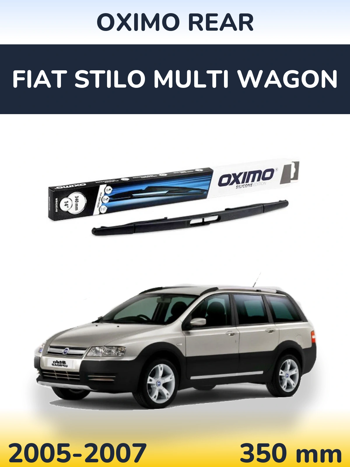 Tylna wycieraczka Oximo Rear 350 mm do Fiat Stilo Multi Wagon 2005-2007
