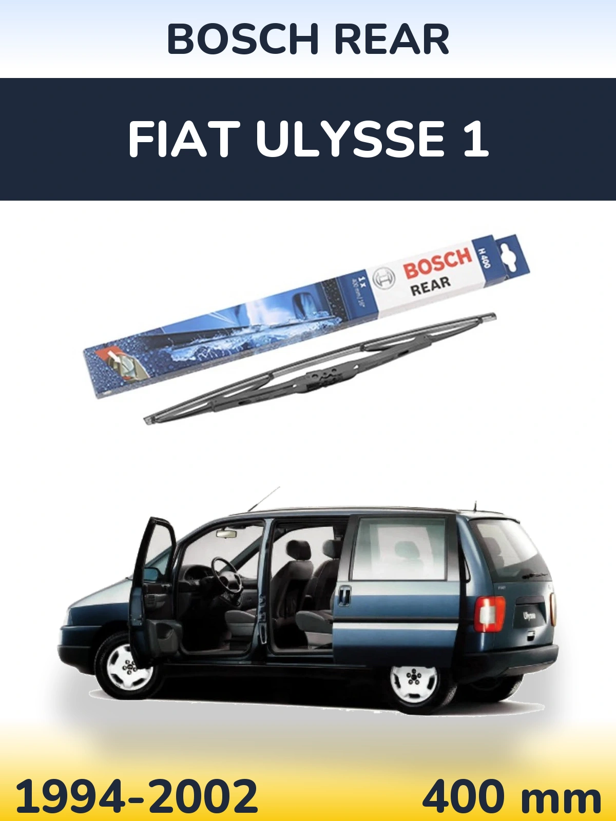 Tylna wycieraczka BOSCH Rear 400 mm do Fiat Ulysse 1 1994-2002