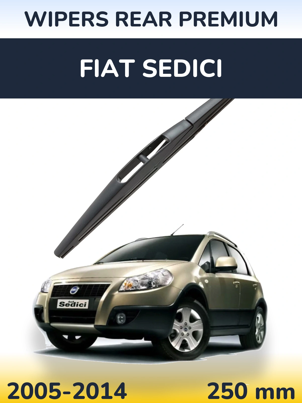 Tylna wycieraczka WIPERS REAR PREMIUM 250 mm do Fiat Sedici 2005-2014