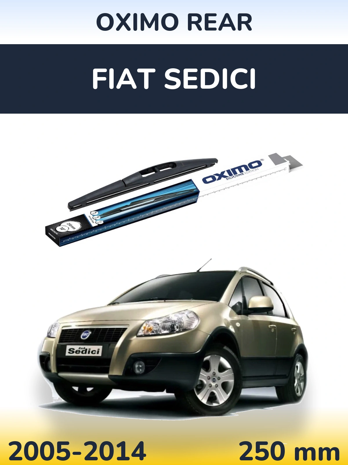 Tylna wycieraczka Oximo Rear 250 mm do Fiat Sedici 2005-2014