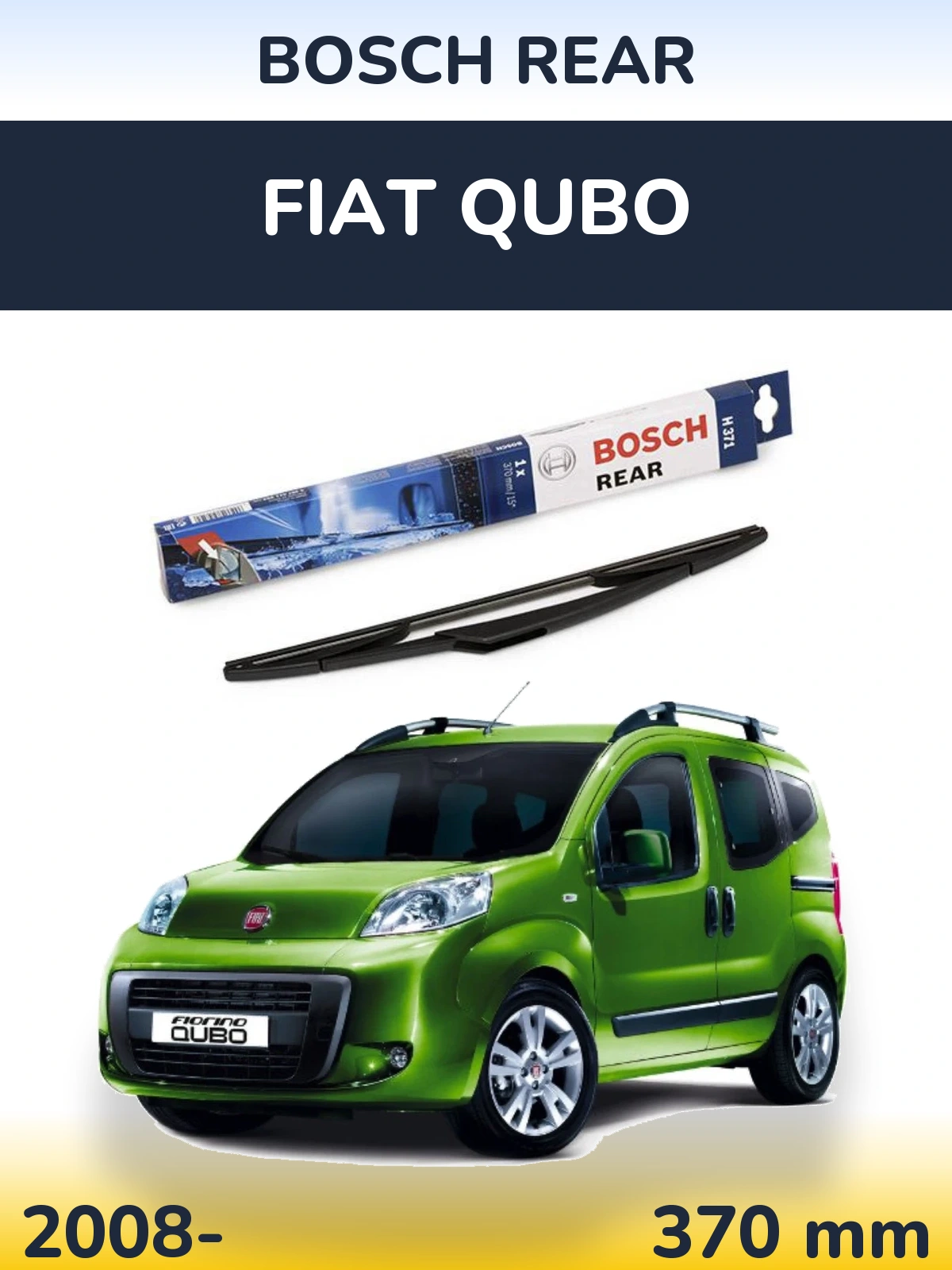 Tylna wycieraczka BOSCH Rear 370 mm do Fiat Qubo 2008-2026