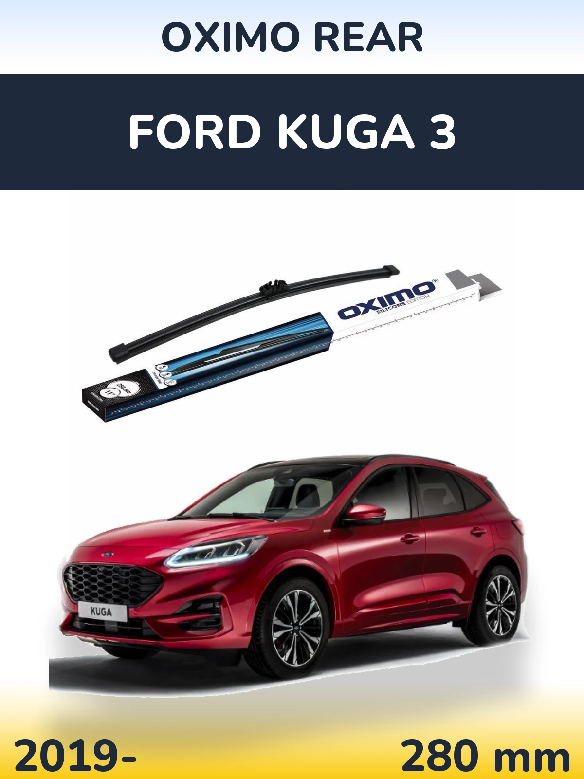 Tylna wycieraczka Oximo Rear 280 mm do Ford Kuga 3 2019-2026