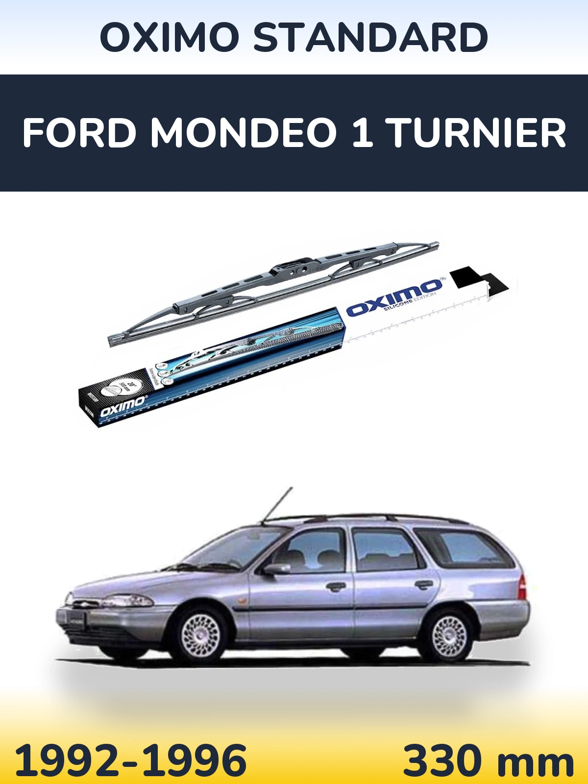 Rear wiper blade Oximo Standard 325 mm for Ford Mondeo 1 Turnier 1992-1996