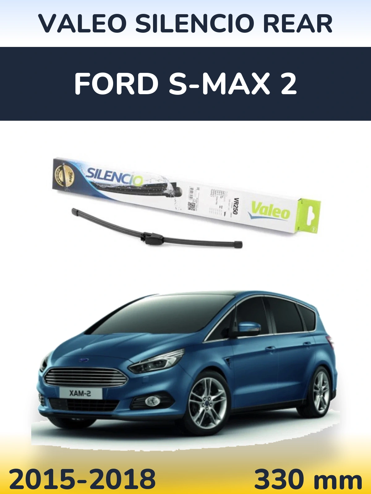 Tylna wycieraczka Valeo Silencio Rear 335 mm do Ford S-MAX 2 2015-2018