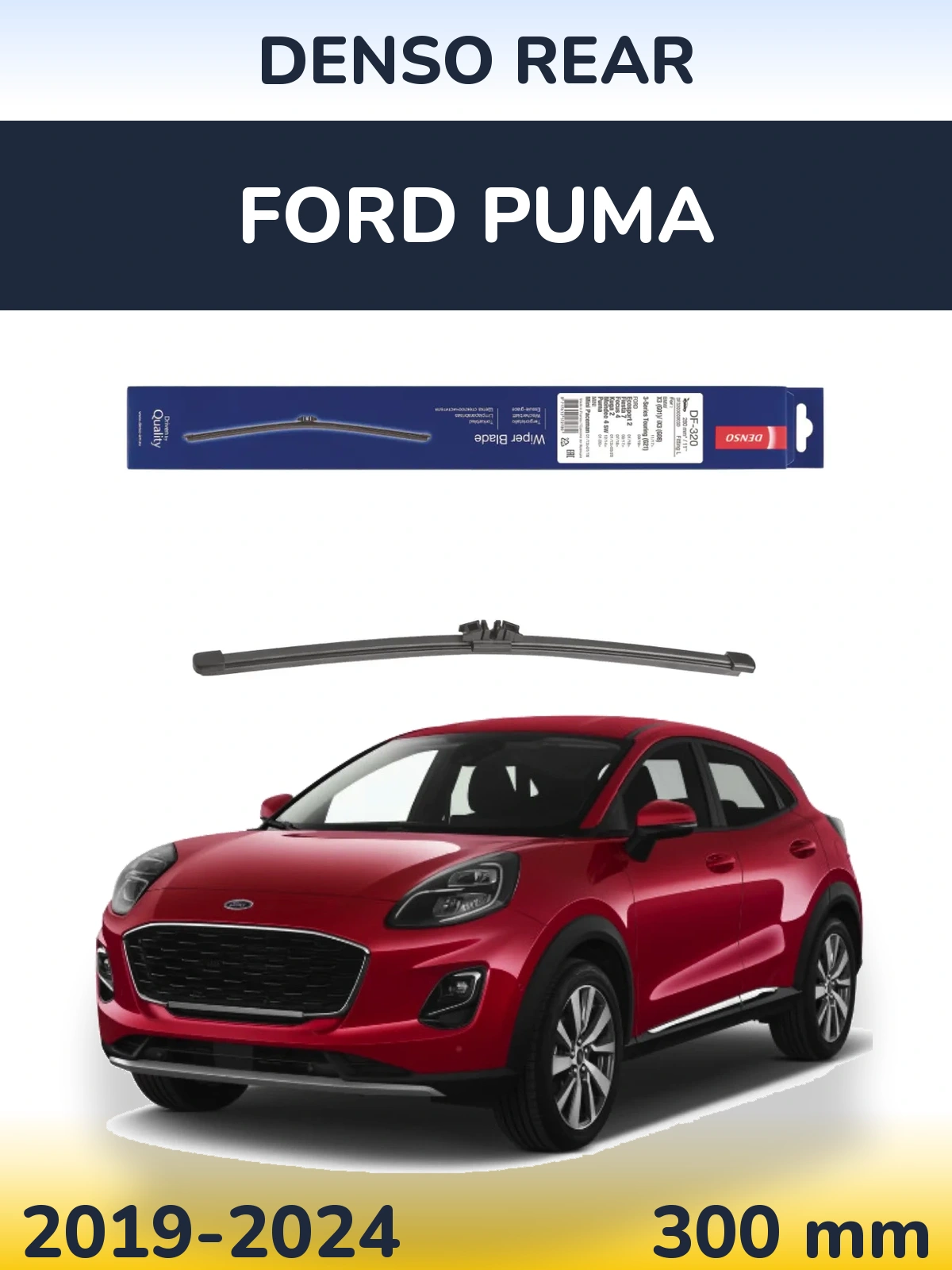 Tylna wycieraczka Denso Rear 280 mm do Ford Puma 2019-2024