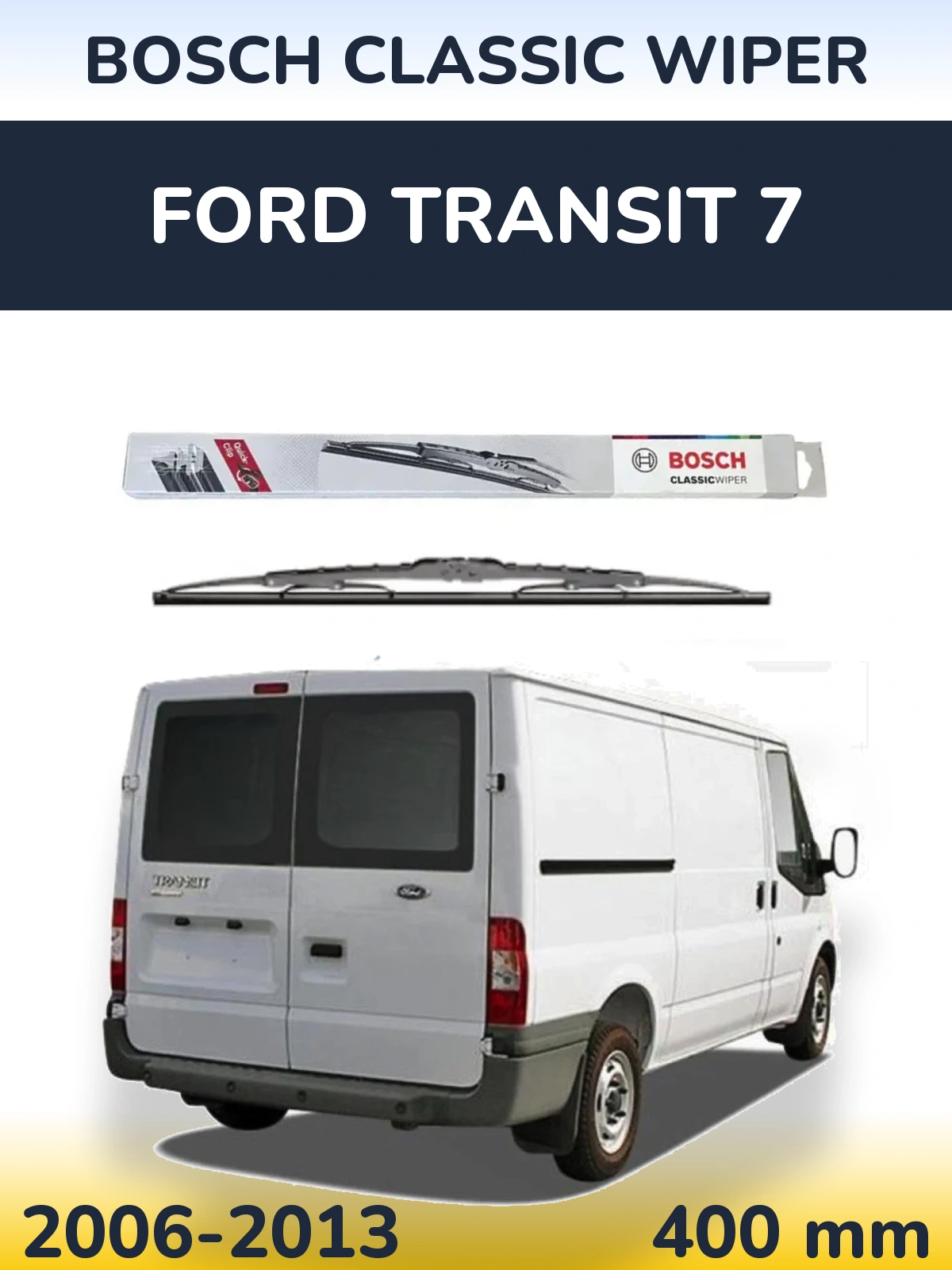 Tylna wycieraczka BOSCH Classic Wiper 400 mm do Ford Transit 7 2006-2013