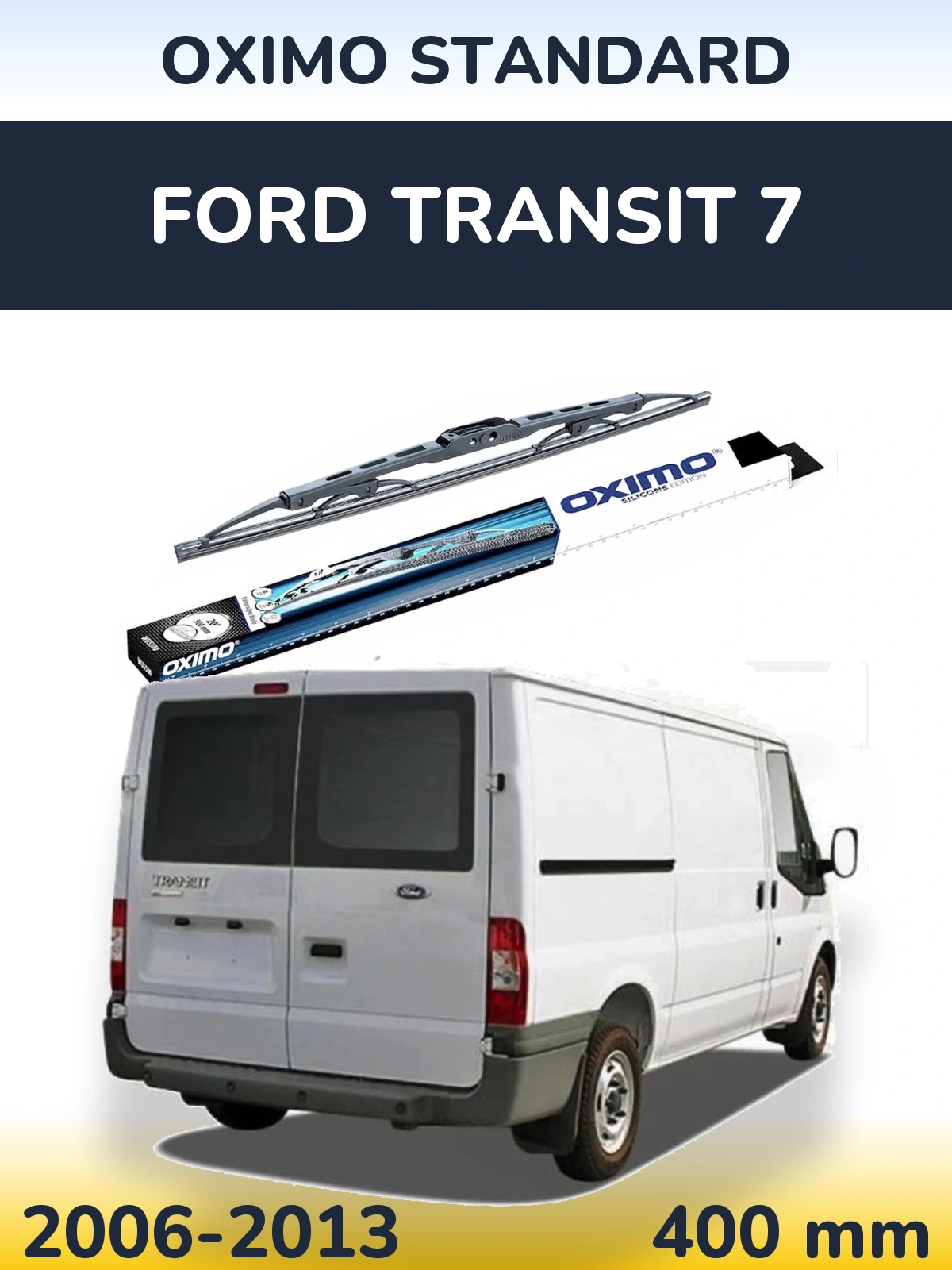 Задний дворник Oximo Standard 400 мм для Ford Transit 7 2006-2013