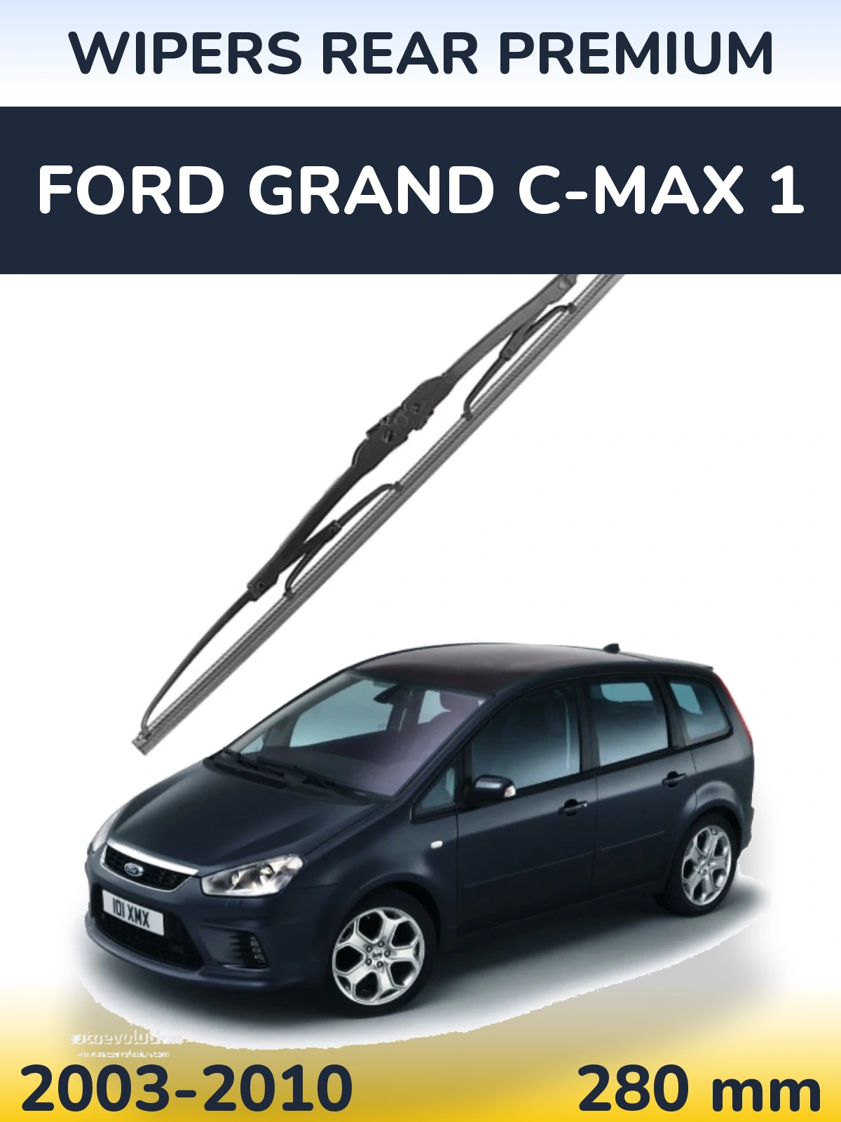 Tylna wycieraczka WIPERS REAR PREMIUM 280 mm do Ford Grand C-MAX 1 2003-2010