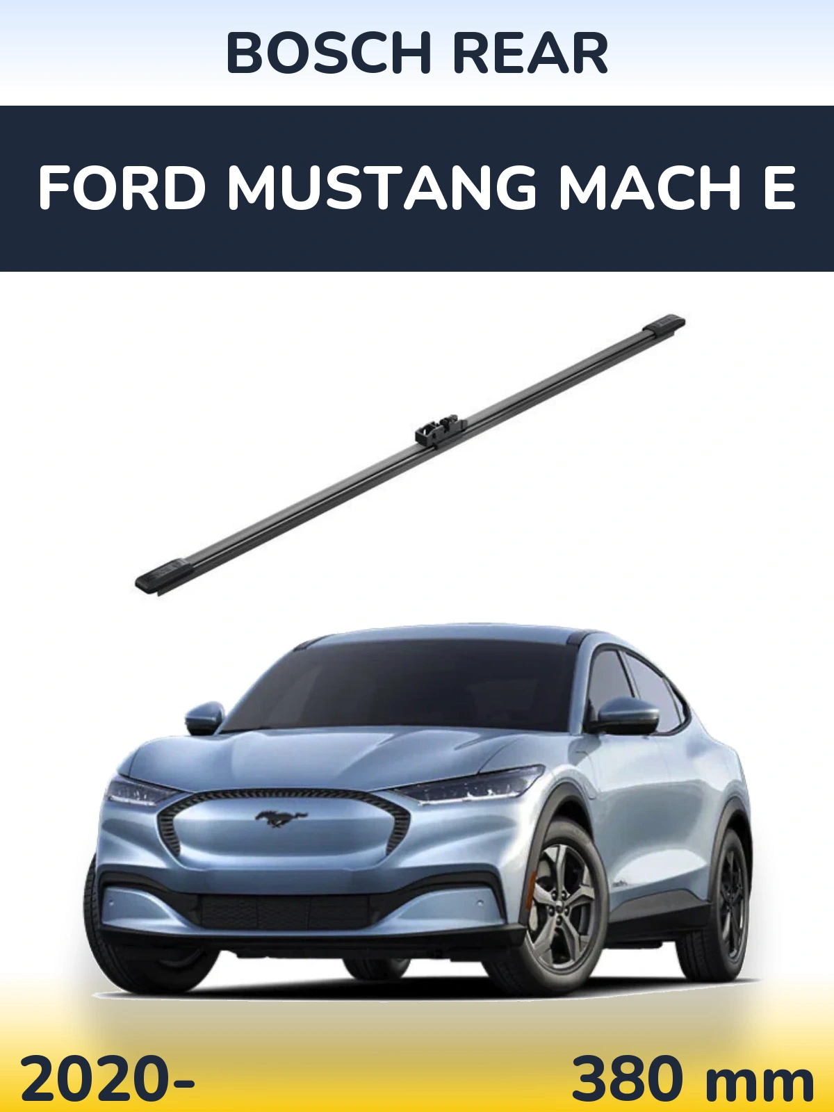 Tylna wycieraczka BOSCH Rear 380 mm do Ford Mustang Mach E 2020-2026
