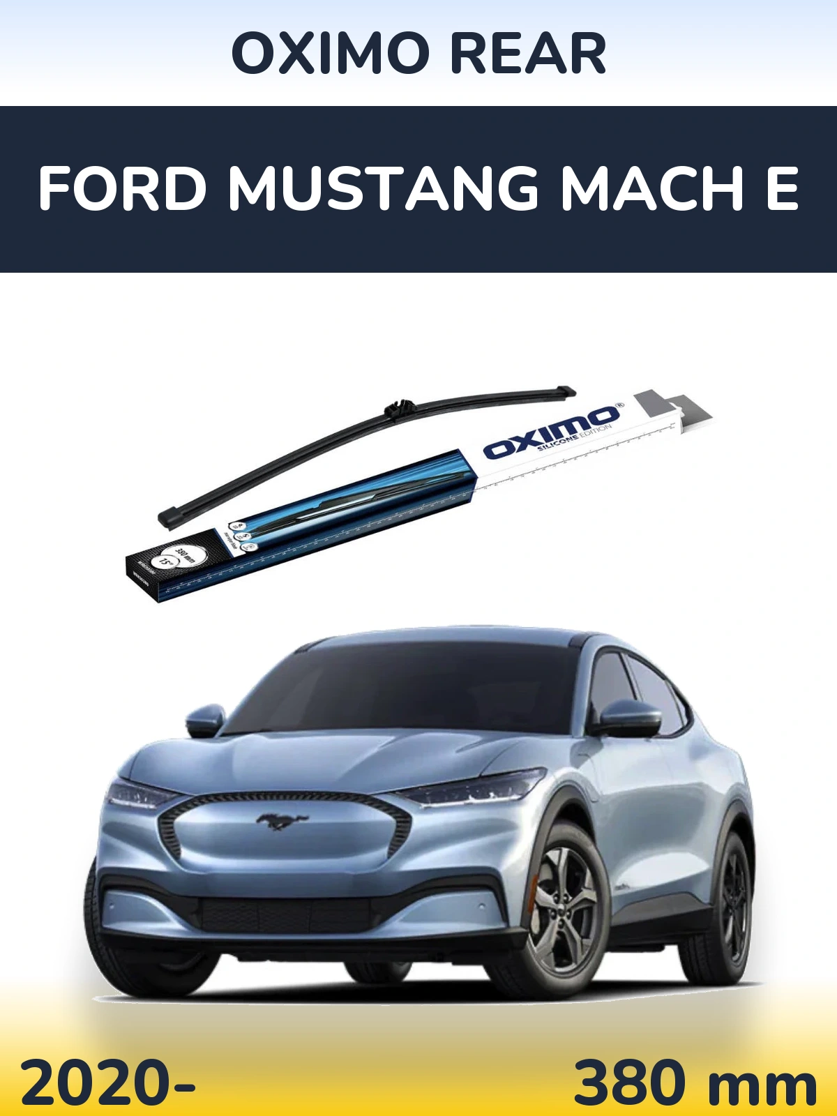 Задний дворник Oximo Rear 380 мм для Ford Mustang Mach E 2020-2026