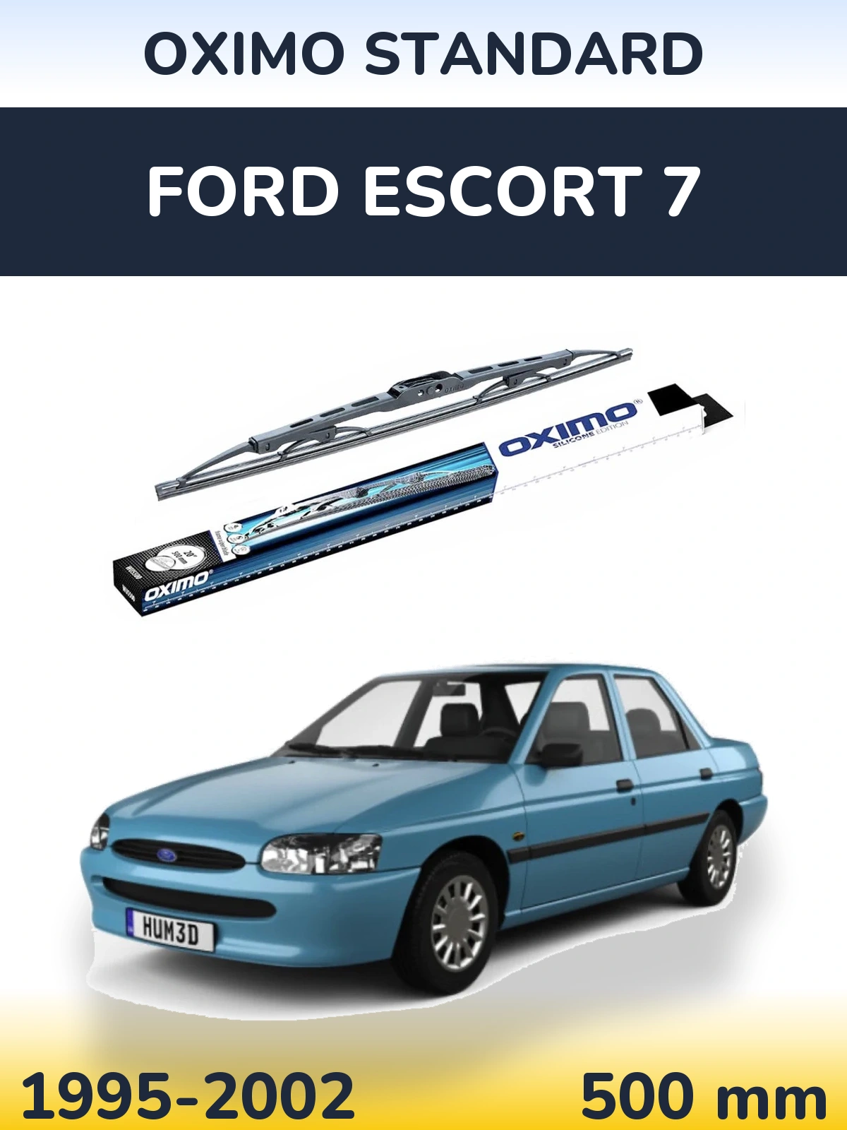 Задний дворник Oximo Standard 500 мм для Ford Escort 7 1995-2002