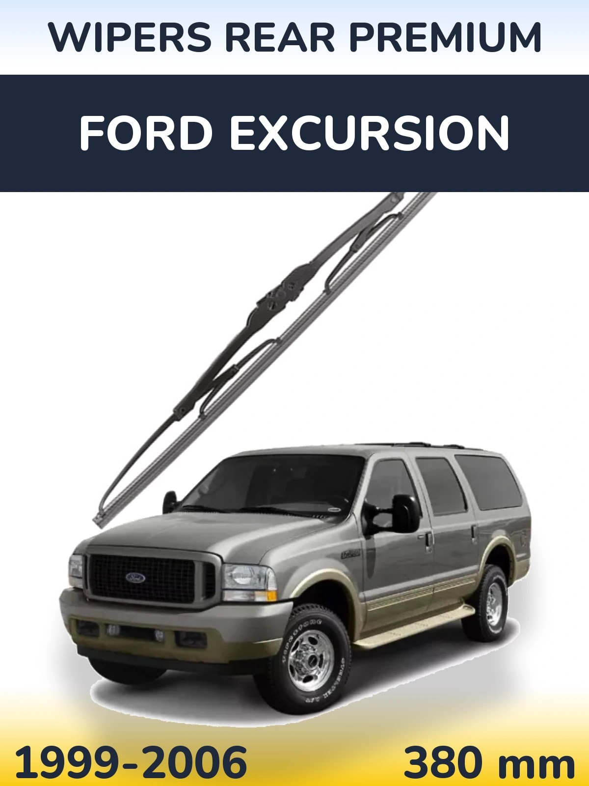 Tylna wycieraczka WIPERS REAR PREMIUM 380 mm do Ford Excursion 1999-2006