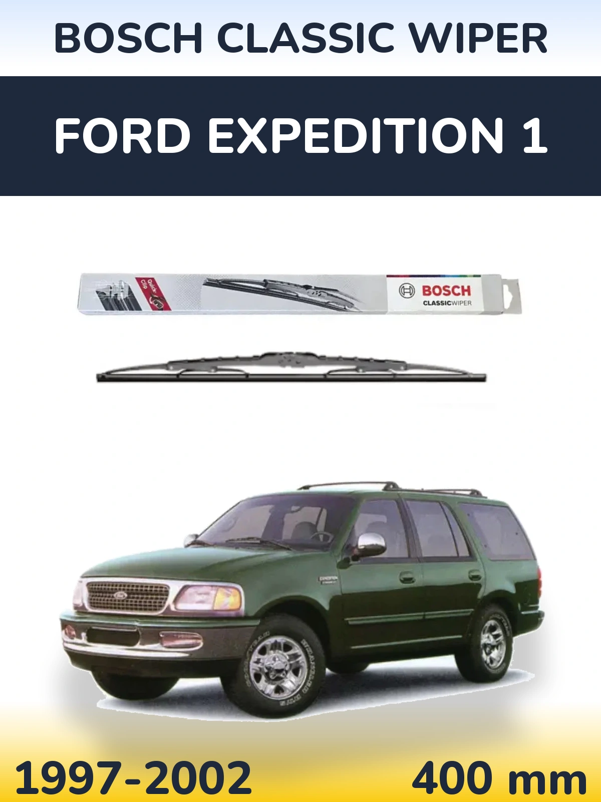 Tylna wycieraczka BOSCH Classic Wiper 400 mm do Ford Expedition 1 1997-2002