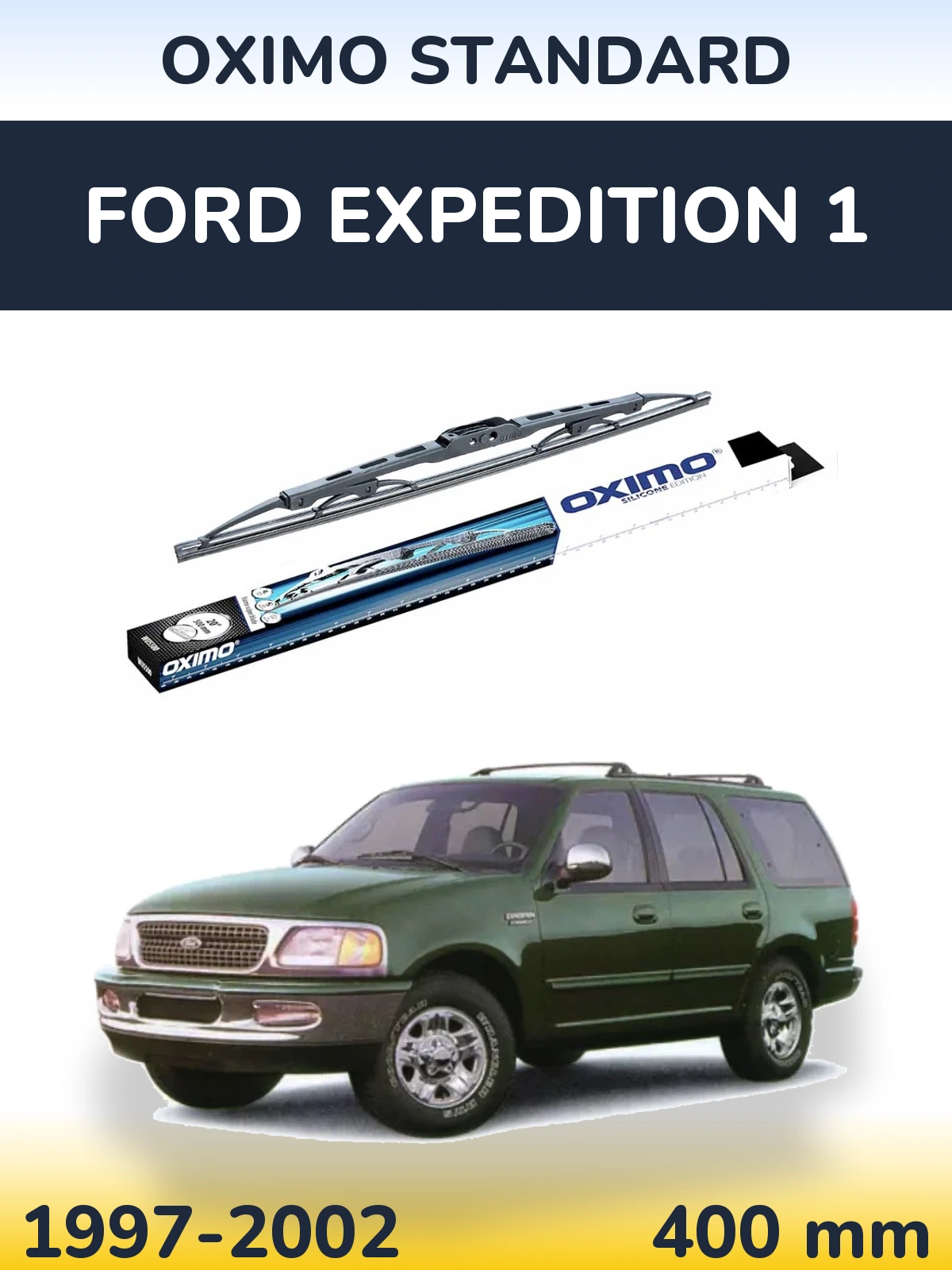 Tylna wycieraczka Oximo Standard 400 mm do Ford Expedition 1 1997-2002