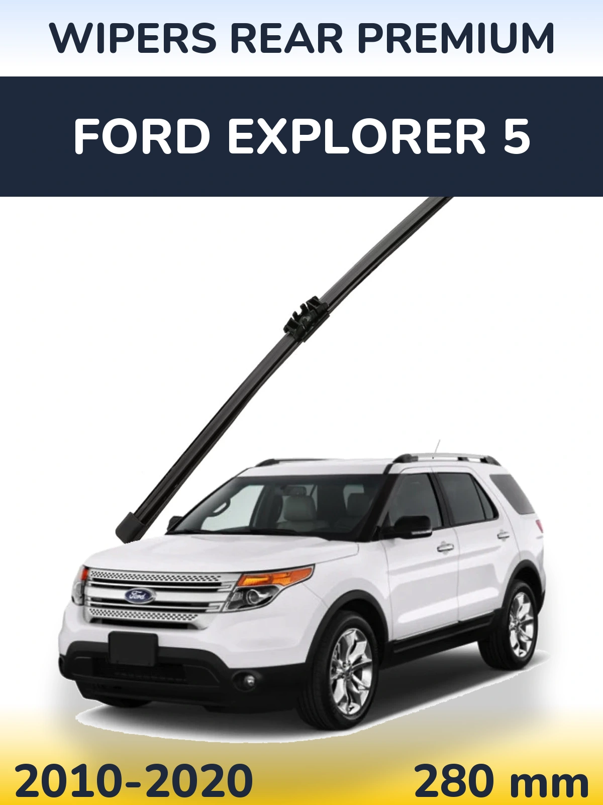 Rear wiper blade WIPERS REAR PREMIUM 280 mm for Ford Explorer 5 2010-2020