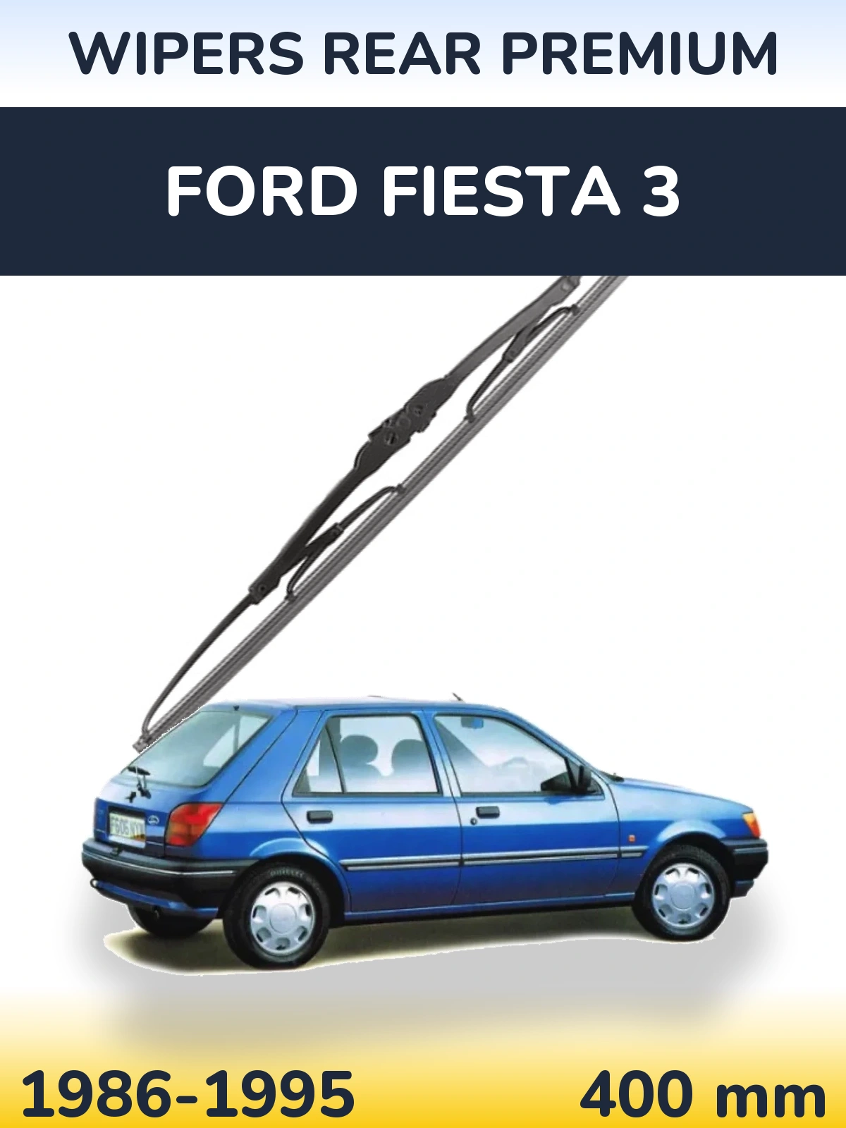 Tylna wycieraczka WIPERS REAR PREMIUM 400 mm do Ford Fiesta 3 1986-1995