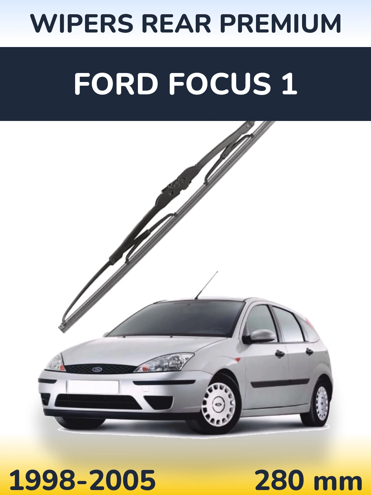 Rear wiper blade WIPERS REAR PREMIUM 280 mm for Ford Focus 1 1998-2005