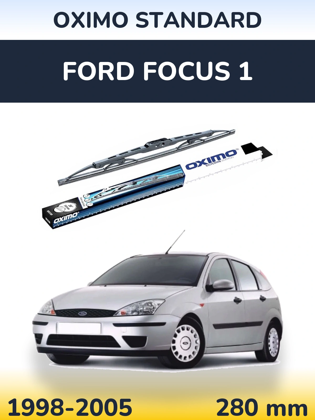 Задний дворник Oximo Standard 275 мм для Ford Focus 1 1998-2005